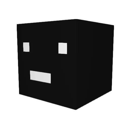 rhinofridge Minecraft avatar head, 3D render