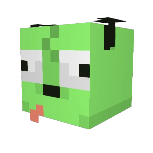 rhinorri Minecraft avatar head, 3D render
