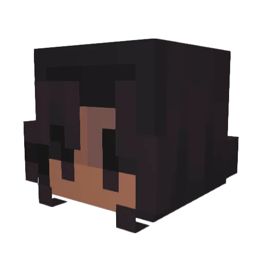rhirhiondatbeat Minecraft avatar head, 3D render