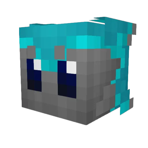 rhithebirdthing Minecraft avatar head, 3D render