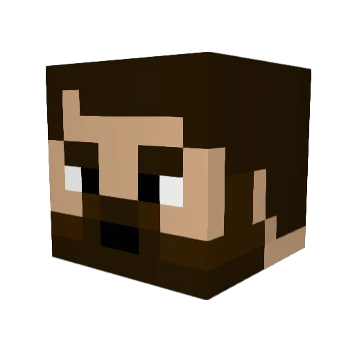 rhkrghwns12 Minecraft avatar head, 3D render