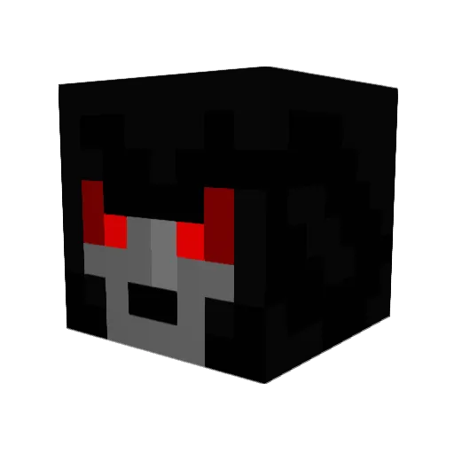 rhuann Minecraft avatar head, 3D render