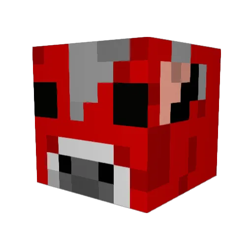 rhubarb_crumble Minecraft avatar head, 3D render