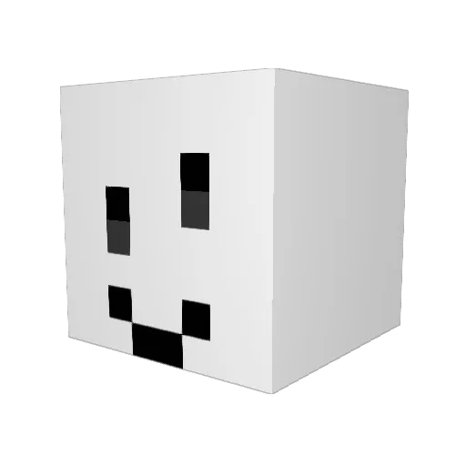 rhuddan Minecraft avatar head, 3D render