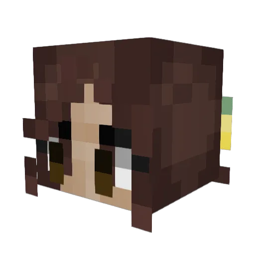 rhyalmighty Minecraft avatar head, 3D render