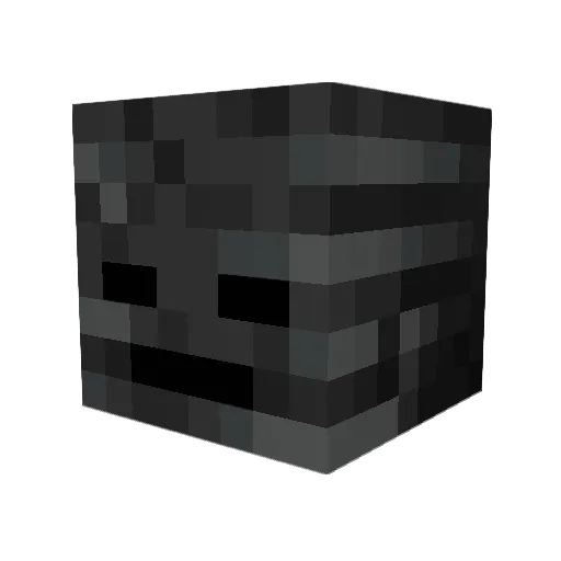 rhykernull Minecraft avatar head, 3D render