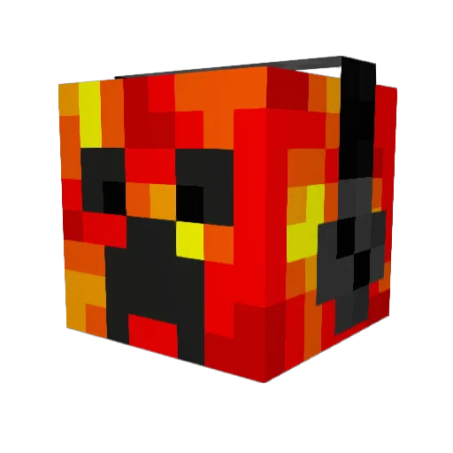 rhysnics Minecraft avatar head, 3D render