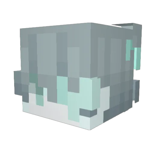 rhyt5 Minecraft avatar head, 3D render