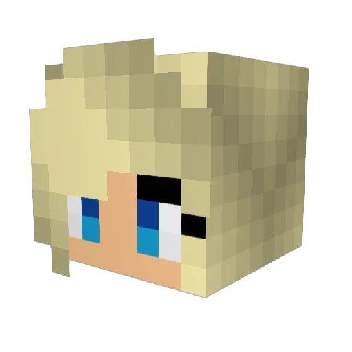 rhythmic321 Minecraft avatar head, 3D render