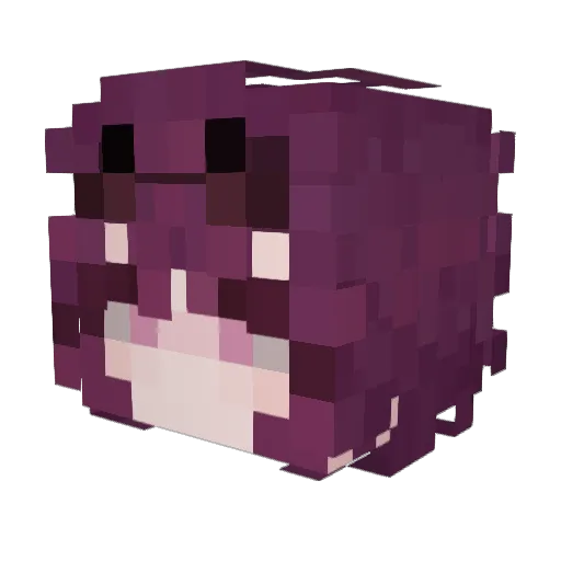 ria0131 Minecraft avatar head, 3D render