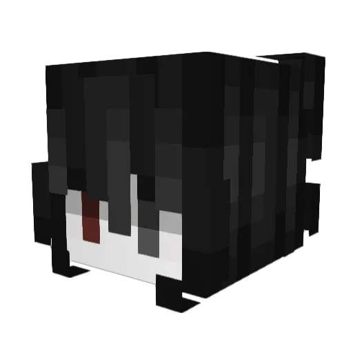 rianas Minecraft avatar head, 3D render