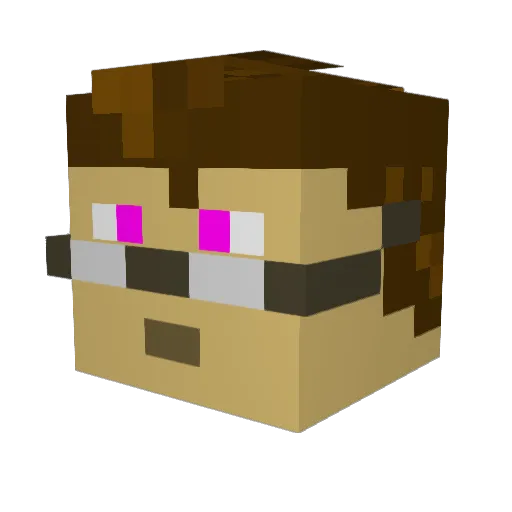 ric002 Minecraft avatar head, 3D render