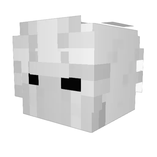 ricX3 Minecraft avatar head, 3D render