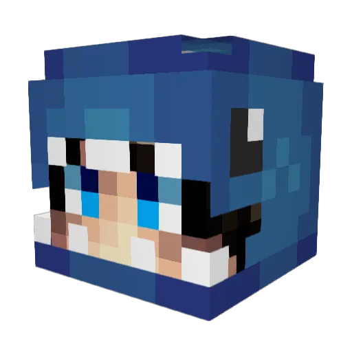 ricard02004 Minecraft avatar head, 3D render
