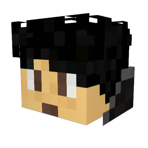 ricardod Minecraft avatar head, 3D render
