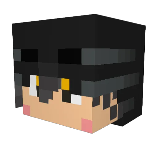 ricardojuniorjp Minecraft avatar head, 3D render