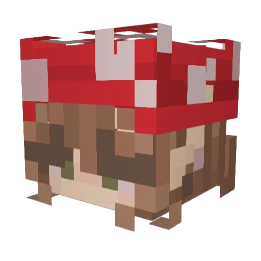 ricardoramos Minecraft avatar head, 3D render