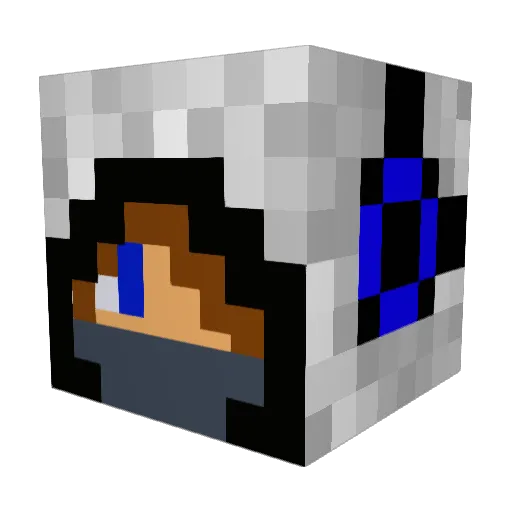 riccardobs194 Minecraft avatar head, 3D render
