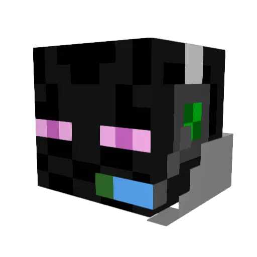 rice_ball3297 Minecraft avatar head, 3D render