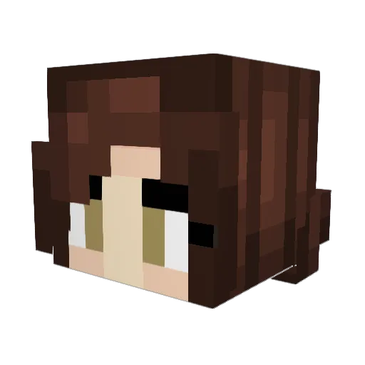 ricecwispy Minecraft avatar head, 3D render