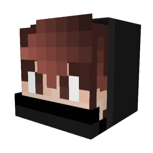 riceman707 Minecraft avatar head, 3D render