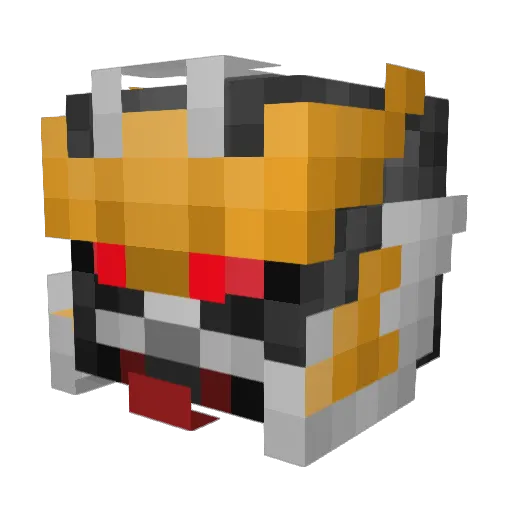 riceypuffs Minecraft avatar head, 3D render