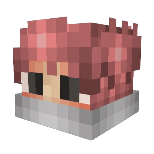 richard19990 Minecraft avatar head, 3D render
