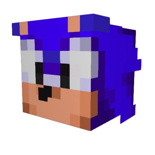 richard2480 Minecraft avatar head, 3D render