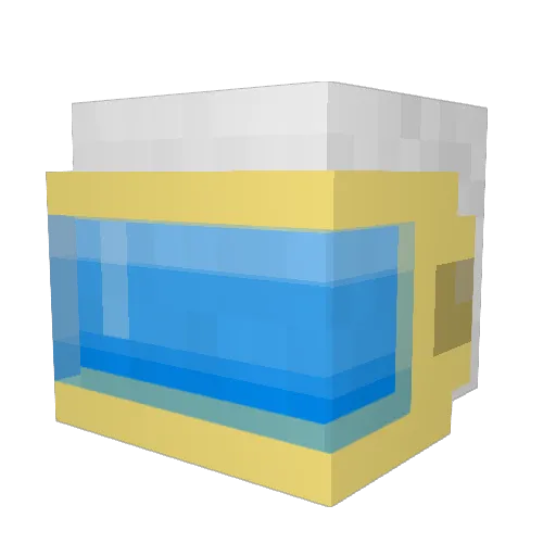 richardtee Minecraft avatar head, 3D render