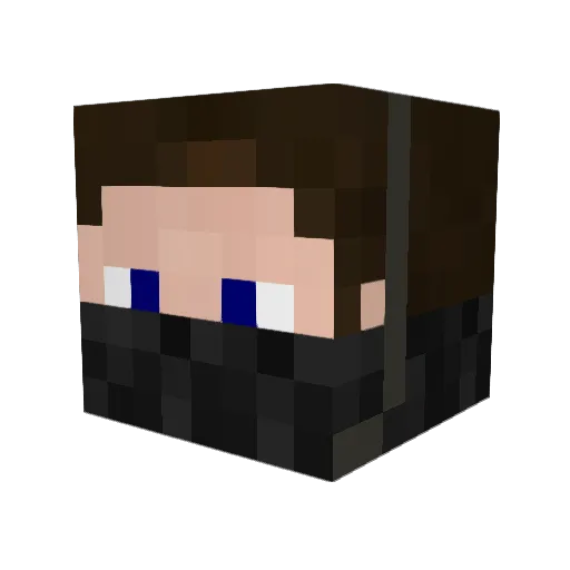 richboii101 Minecraft avatar head, 3D render