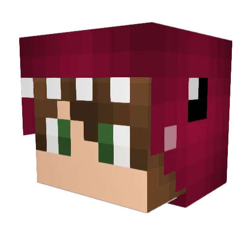 richdog01 Minecraft avatar head, 3D render