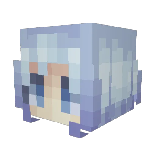 richehmc Minecraft avatar head, 3D render