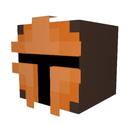richellinstar Minecraft avatar head, 3D render