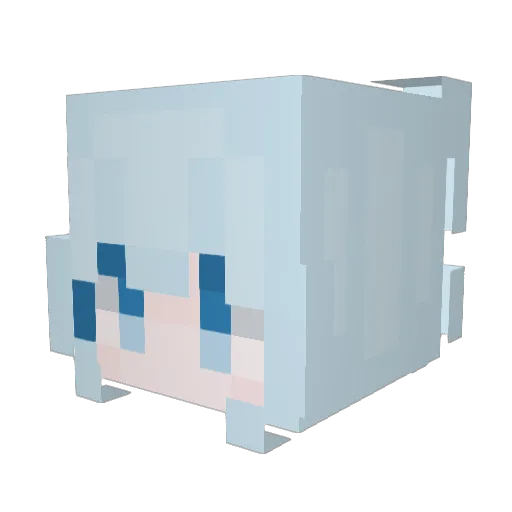 richer992 Minecraft avatar head, 3D render