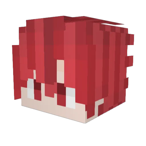 richhjunkie Minecraft avatar head, 3D render