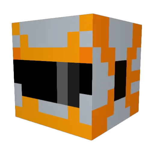 richid Minecraft avatar head, 3D render