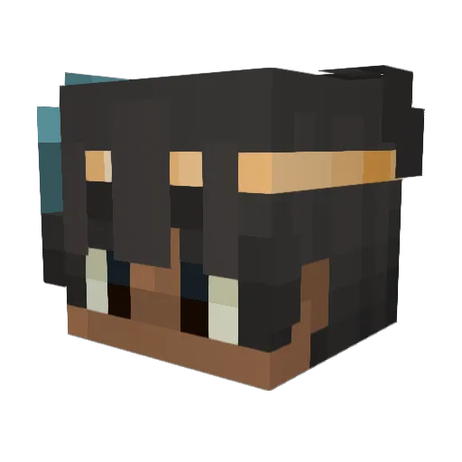richieCPS Minecraft avatar head, 3D render