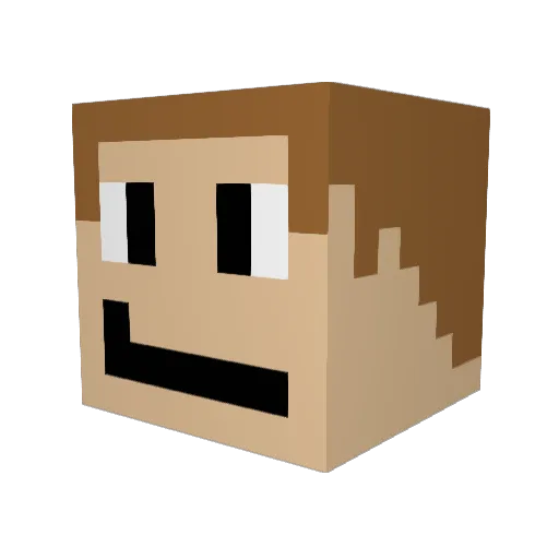 richiefindlay Minecraft avatar head, 3D render