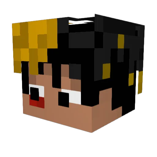 richiejc3 Minecraft avatar head, 3D render