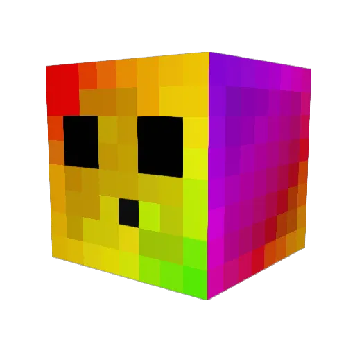 richjackminer Minecraft avatar head, 3D render