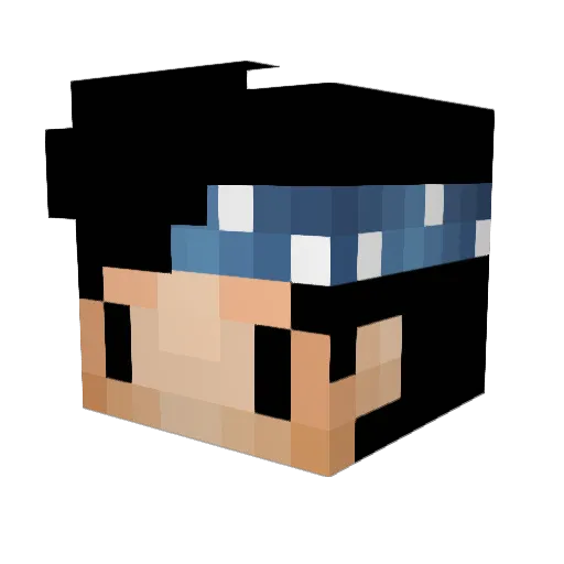 richoffrap Minecraft avatar head, 3D render