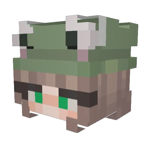richpersonareyou Minecraft avatar head, 3D render