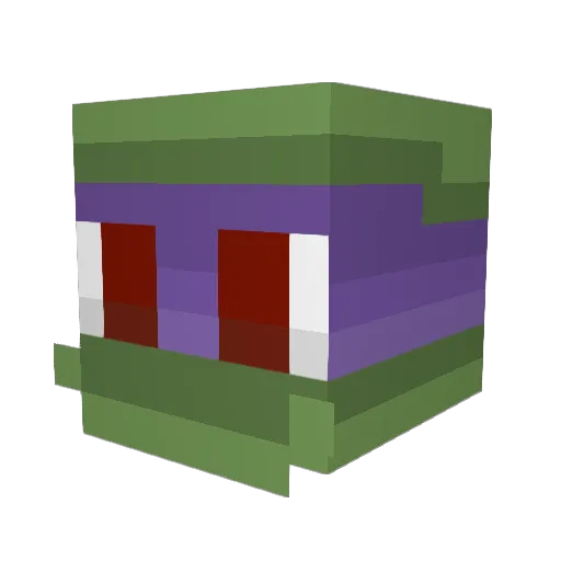 richrachpro1 Minecraft avatar head, 3D render