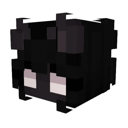 richterova Minecraft avatar head, 3D render