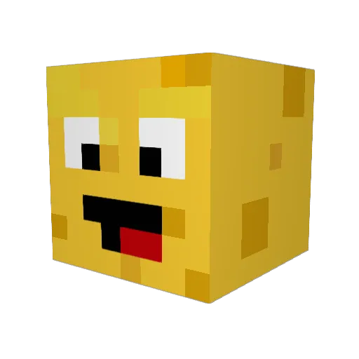 richtheroy Minecraft avatar head, 3D render