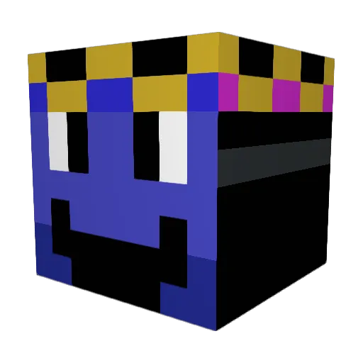 richtik124 Minecraft avatar head, 3D render