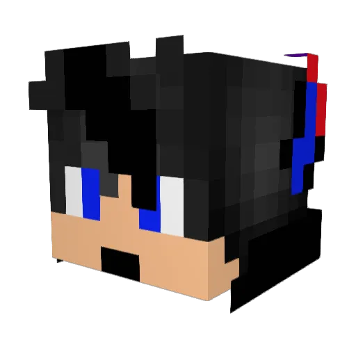richy078 Minecraft avatar head, 3D render