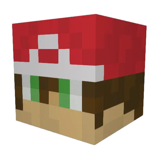 rick_038 Minecraft avatar head, 3D render