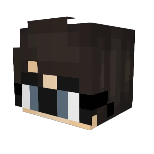 rick_my Minecraft avatar head, 3D render