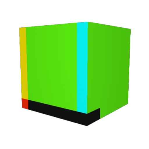 rickdesmond Minecraft avatar head, 3D render